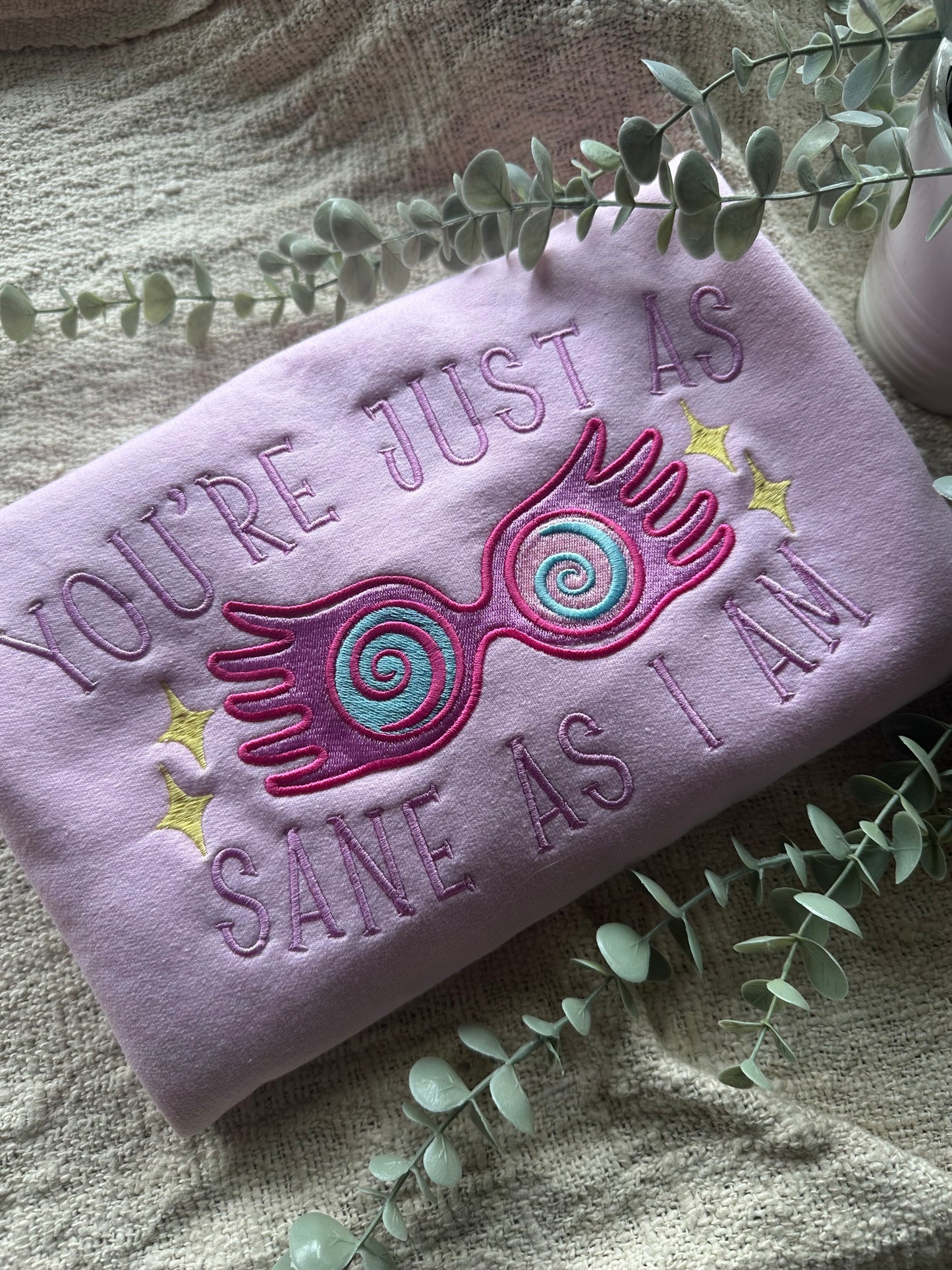 Personalised Bookish Embroidered Crewneck | Custom Sweatshirt Australia