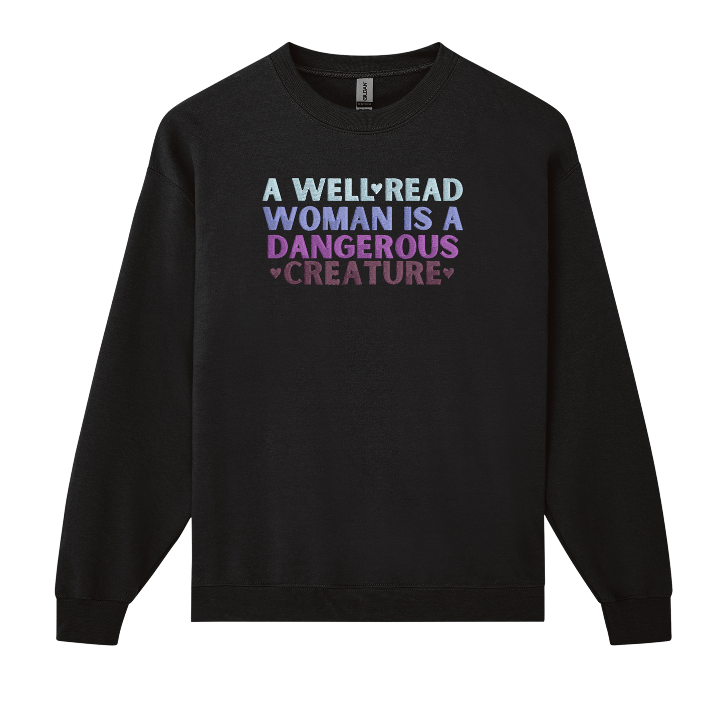 Personalised Bookish Embroidered Crewneck | Custom Sweatshirt Australia